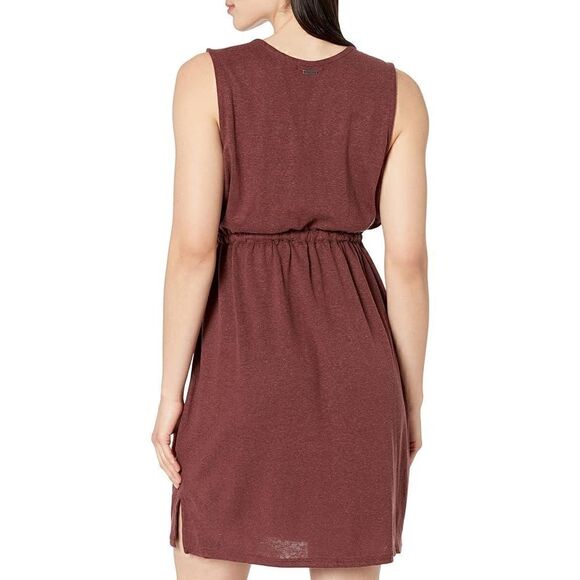 Prana Heathery Maroon Cozy Up Korrine Sleeveless Dress - Picture 2 of 15
